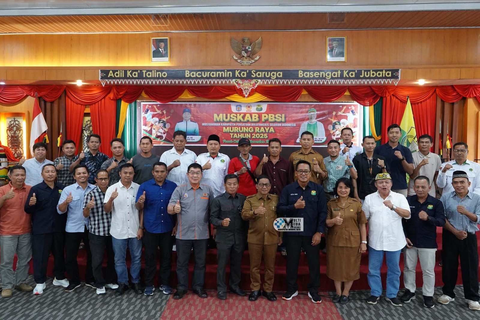 Buka Muskab PBSI, Bupati Heriyus Tegaskan Pentingnya Sinergi Antara Pemda dan Organisasi Olahraga