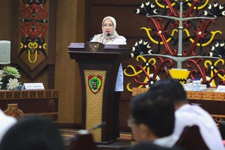 Rakor TEPRA, Evaluasi dan Pengawasan Realisasi Anggaran di Kalteng