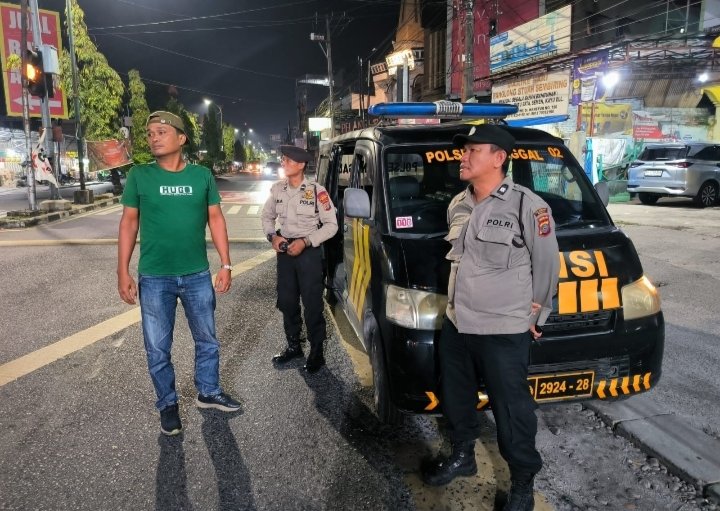 Antisipasi Kejahatan Menjelang Pergantian Tahun, Polsek Sunggal Gencar Patroli Dini Hari