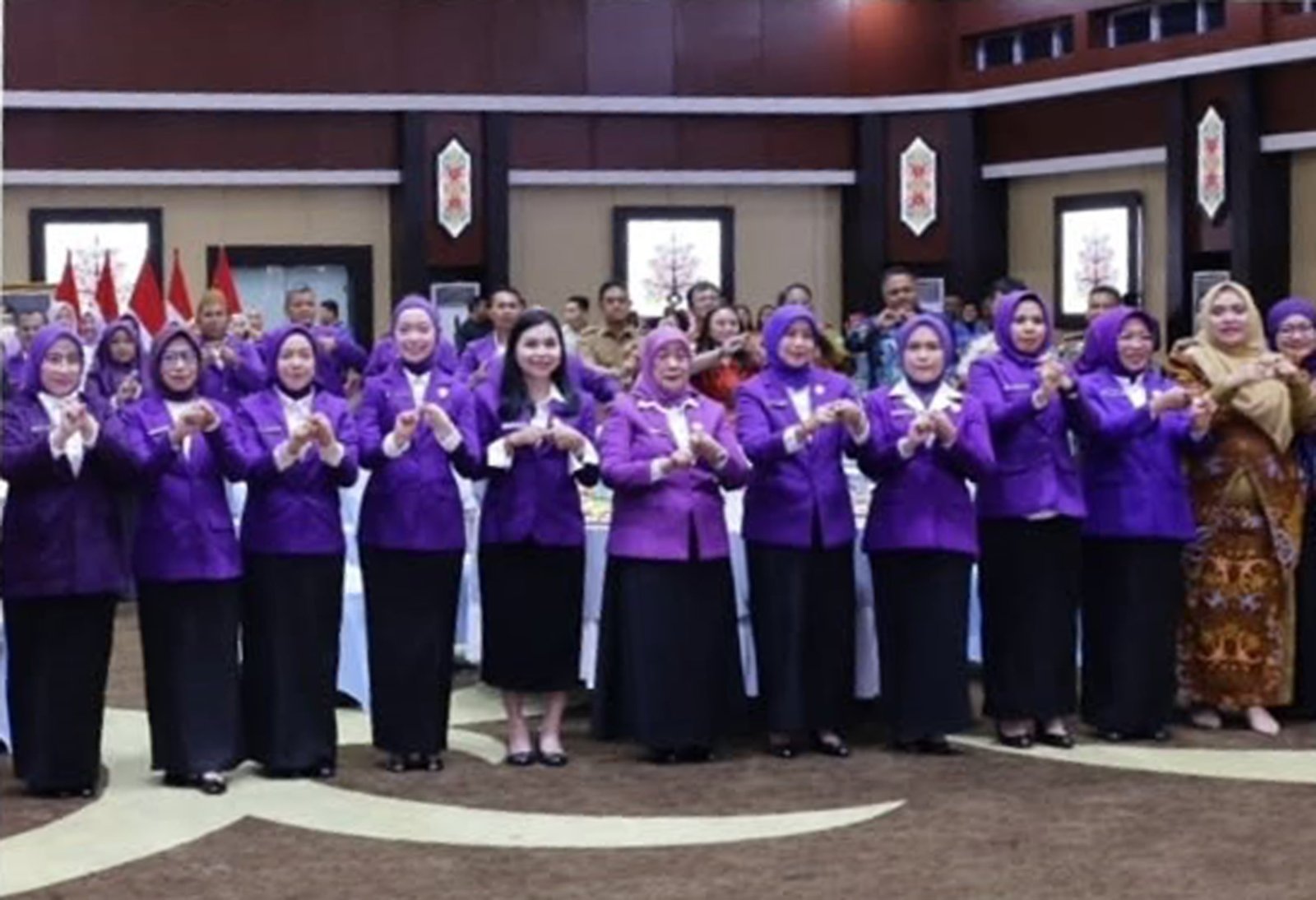 Ketua TP Posyandu Barito Utara Hadiri Rakorda TP Posyandu se-Kalteng