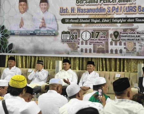 Gubernur Kalteng Serukan Muhasabah di Momentum Isra Mi’raj dan Pergantian Tahun