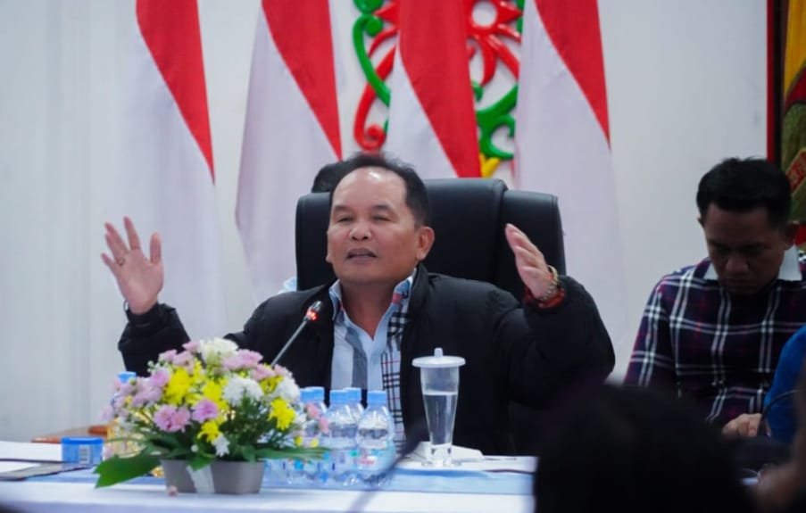 Gubernur Kalteng Agustiar Sabran Gelar Ramah Tamah dengan Stafsus Presiden Bidang Ekraf Yovie Widianto