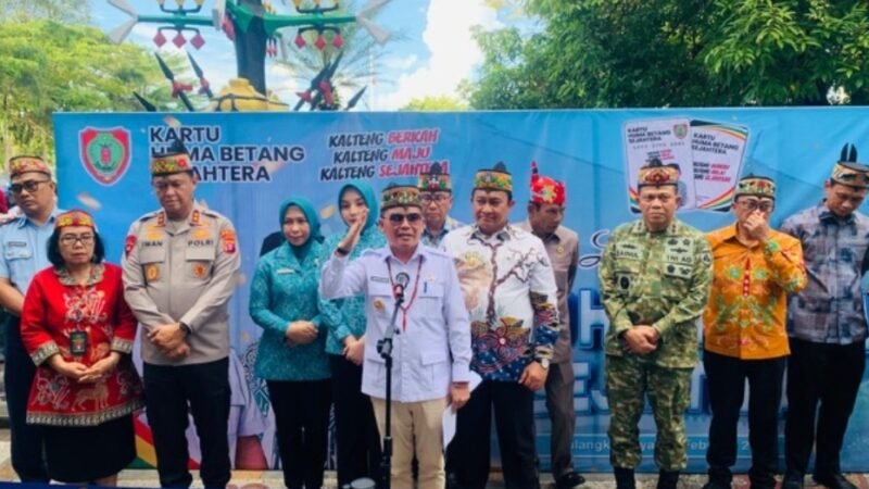 Gubernur Agustiar Sabran Lepas Bansos KHBS, Sasar 300 Ribu KK