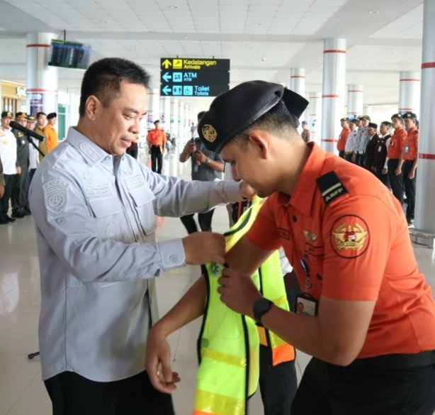 Pemprov Kalteng Dukung Kelancaran Transportasi Arus Mudik Lebaran 1447 H Melalui Posko Monitoring di Bandara Tjilik Riwut  