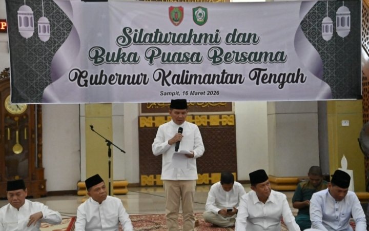 Gubernur Agustiar Sabran Buka Puasa Bersama Bupati dan Masyarakat Kotim
