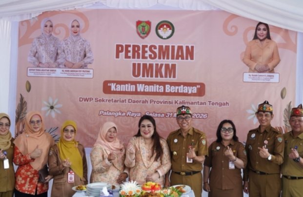 Langkah Nyata Pemberdayaan, DWP Kalteng Luncurkan Kantin Wanita Berdaya