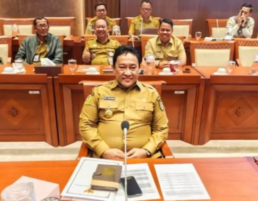 Wagub Kalteng Ikuti RDP Bersama Komisi I DPR RI