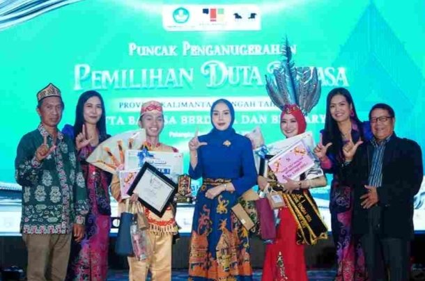 Ketua TP-PKK Kalteng Tutup Duta Bahasa 2026, Tekankan Penguatan Karakter Generasi Muda