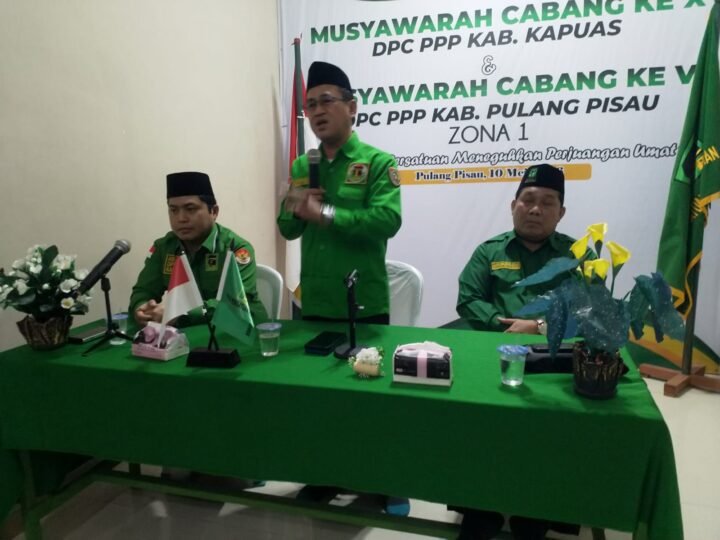 Muscab X DPC PPP Kapuas dan VI Pulang Pisau Sukses Digelar Melalui Sistem Zona