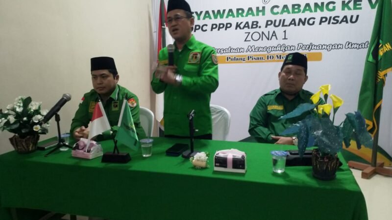 Muscab X DPC PPP Kapuas dan VI Pulang Pisau Sukses Digelar Melalui Sistem Zona