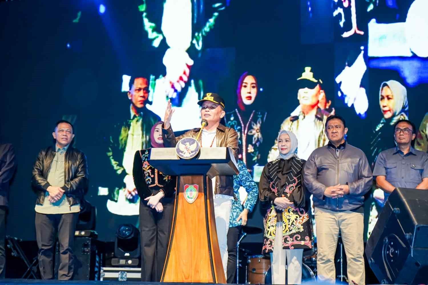 Gubernur Kalteng Launching Kalender Hari Jadi Ke-69, Lapor Pak Gub, RTH dan QRIS Bank Kalteng