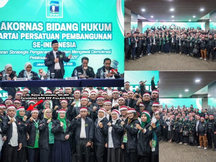 Rakornas Bidang Hukum Partai Ka’bah se-Indonesia: Perkuat Pengacara Kawal Demokrasi dan Pemilu 2029. Kalteng Diwakili Ketua PPP Palangka Raya