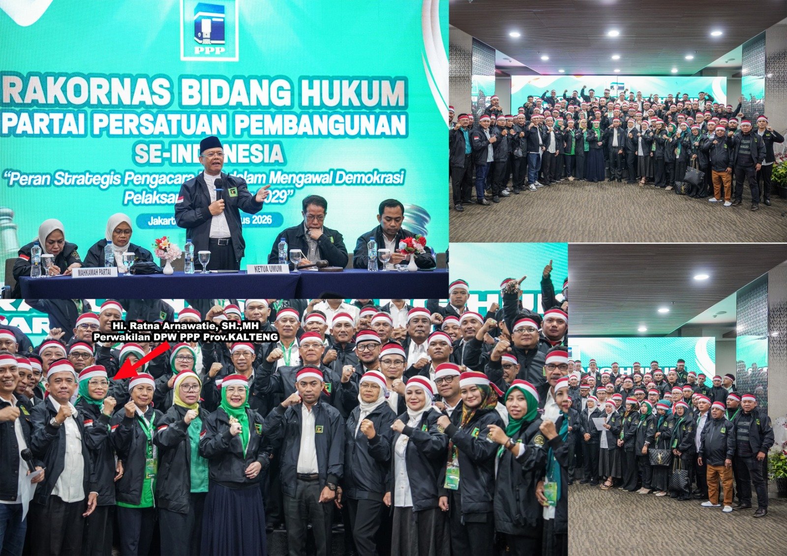 Rakornas Bidang Hukum Partai Ka’bah se-Indonesia: Perkuat Pengacara Kawal Demokrasi dan Pemilu 2029. Kalteng Diwakili Ketua PPP Palangka Raya